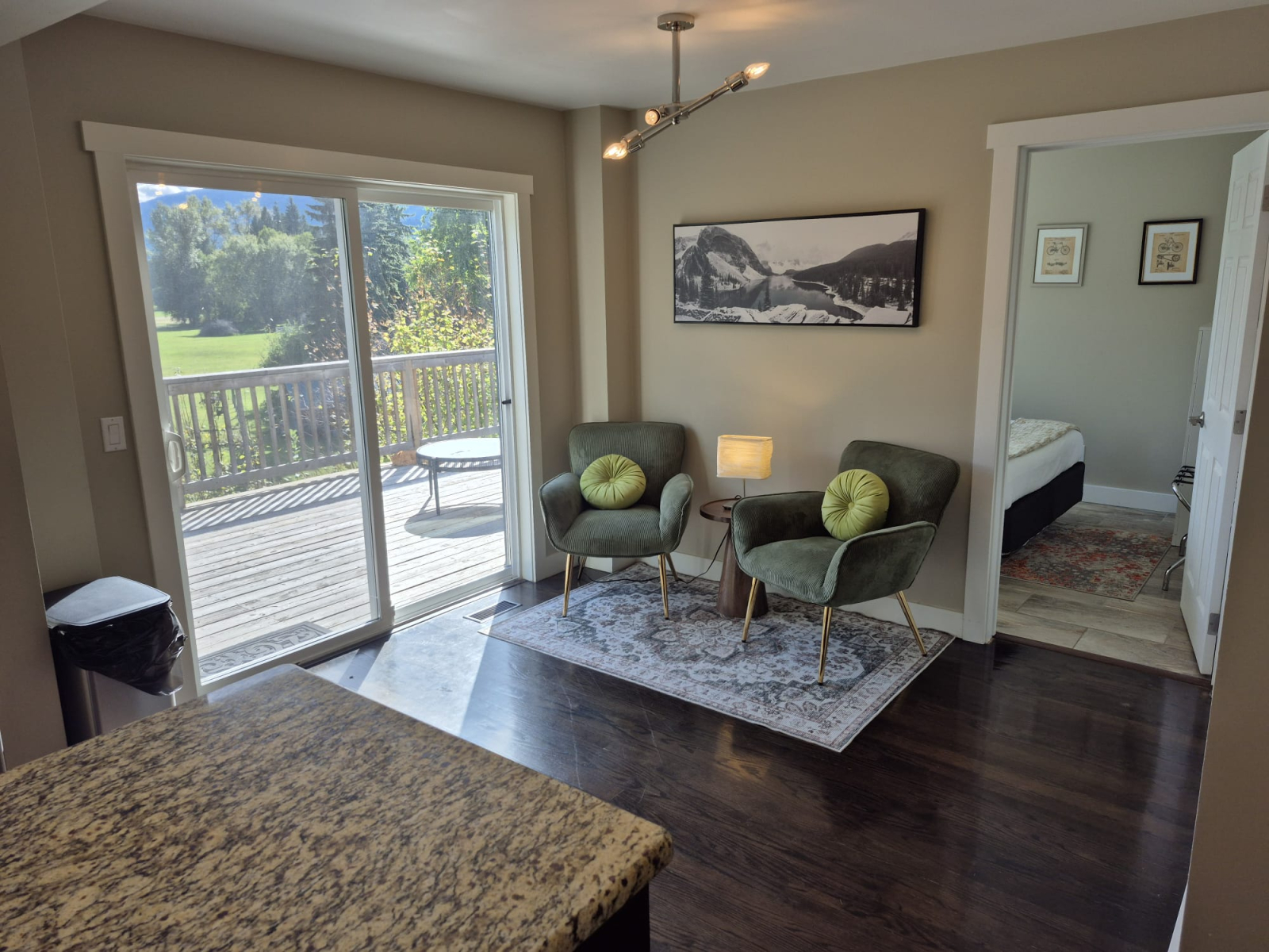 A lovely place to sit and watch the views.