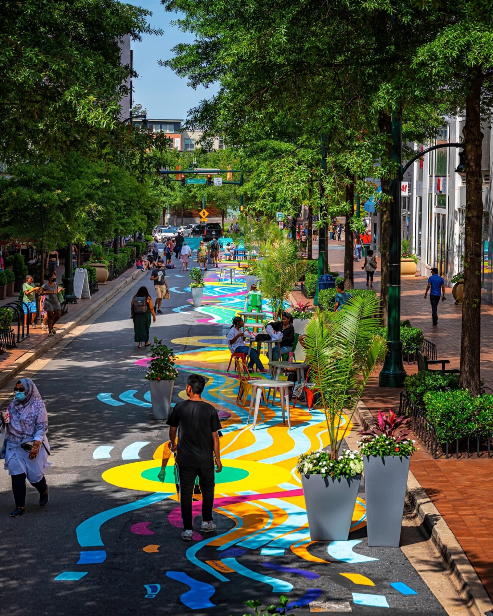 Calle Peatonal del Centro de Silver Spring