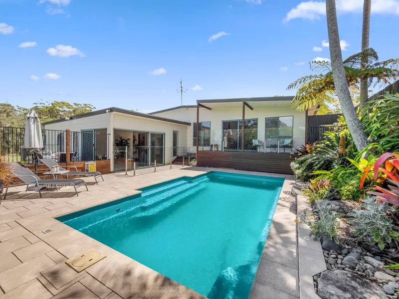 Rückseite des Hauses