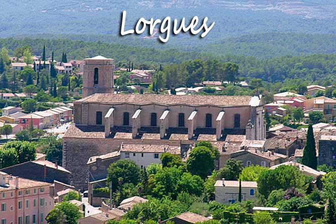 Catedral de Lorgues, en el centro de la ciudad.