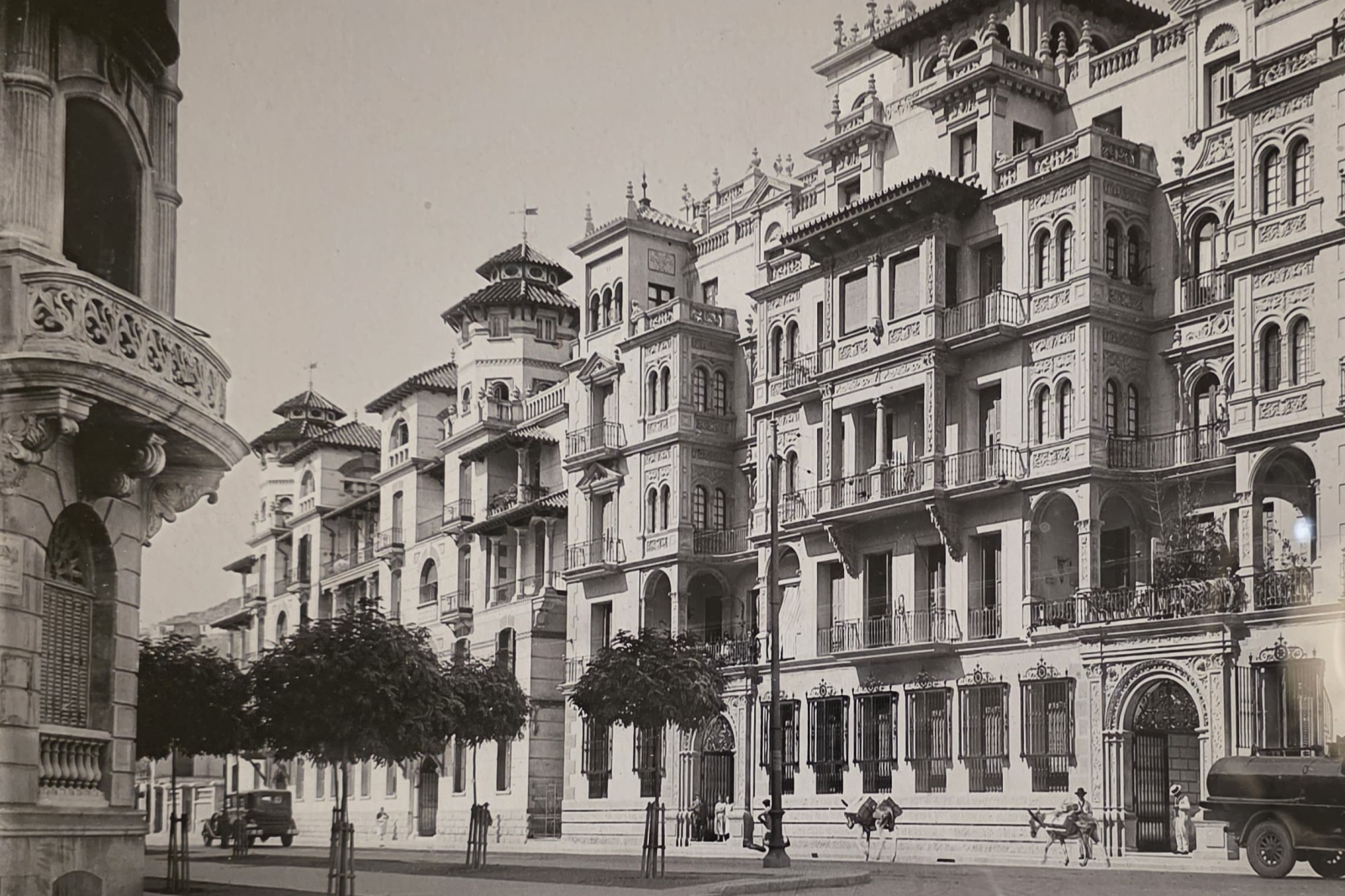 Early photo of our apartment block from the 1920's