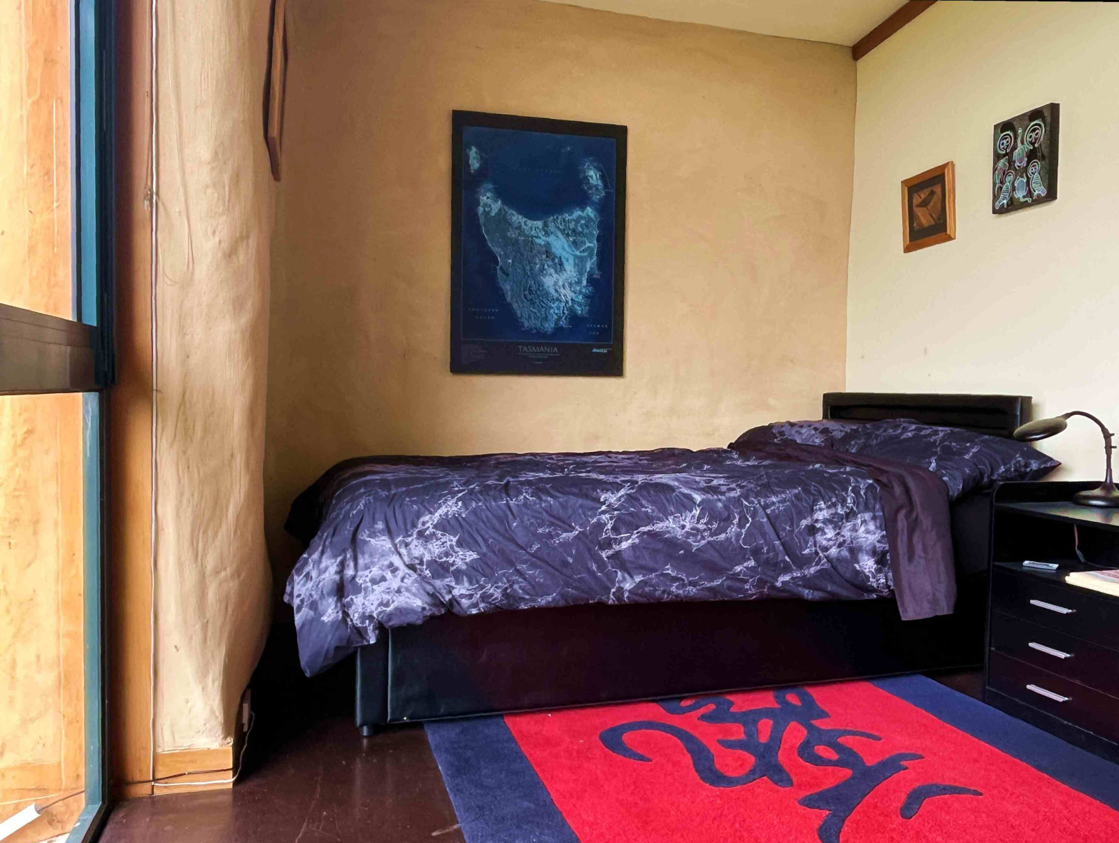 Bedroom three has a comfortable king single bed