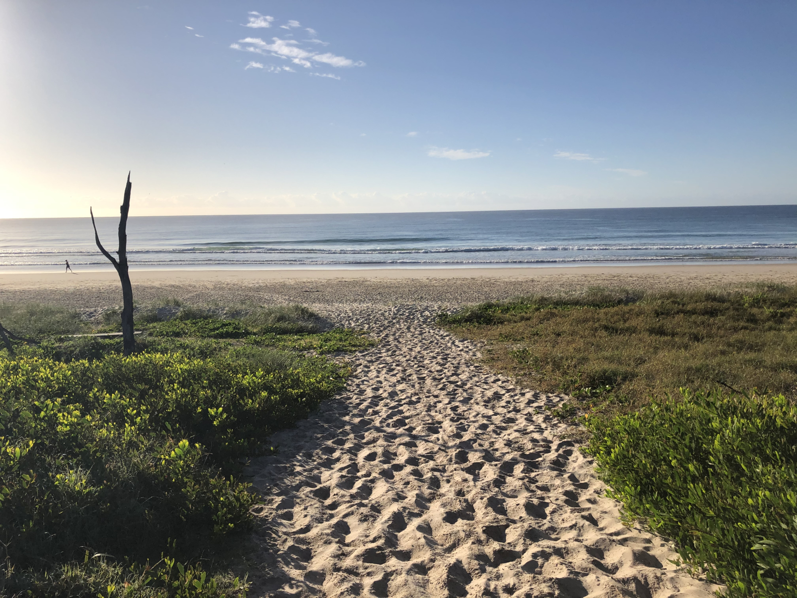 The beach near our house
