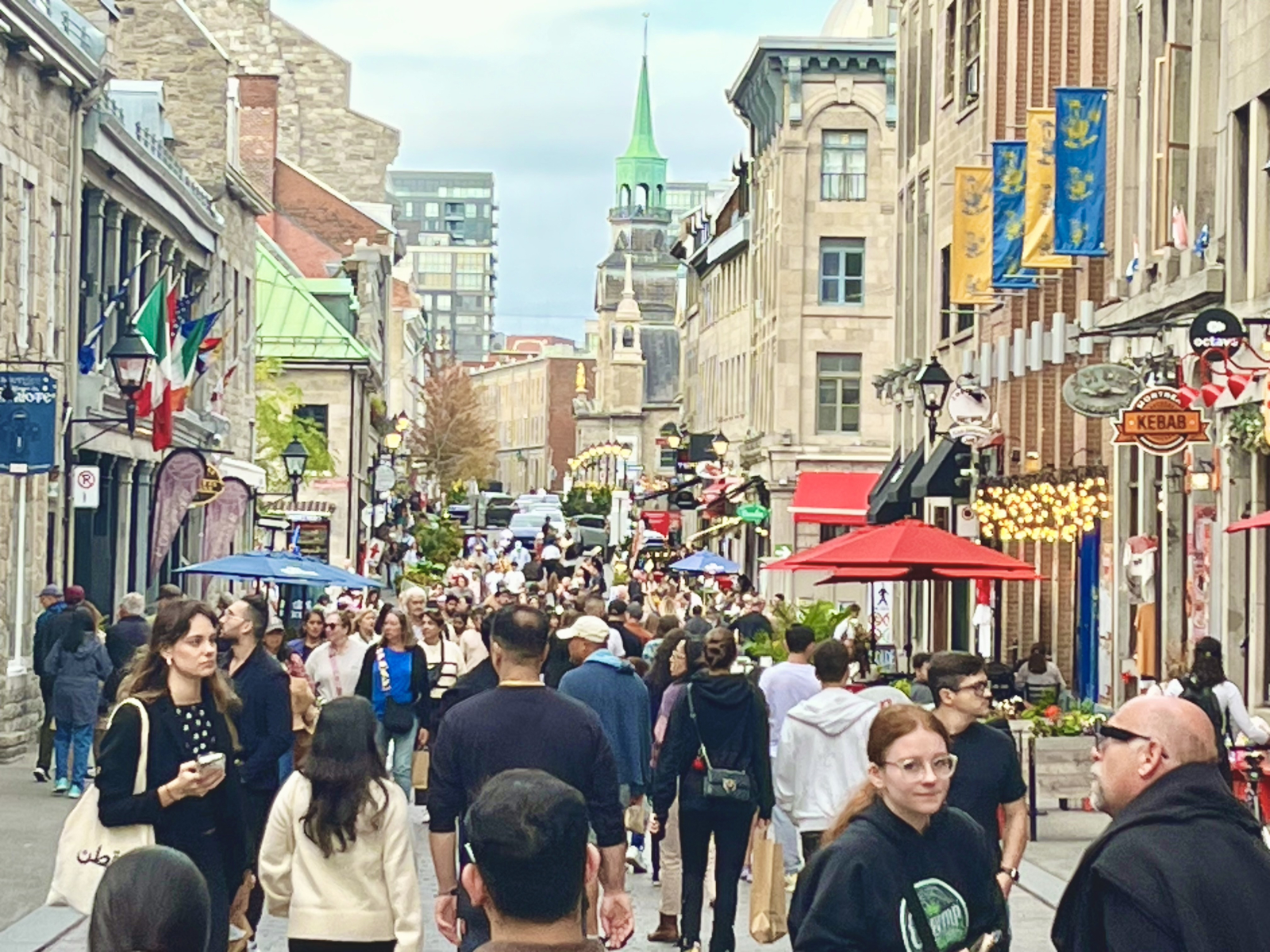 Die berühmte St. Paul Street in der Altstadt von Montreal.