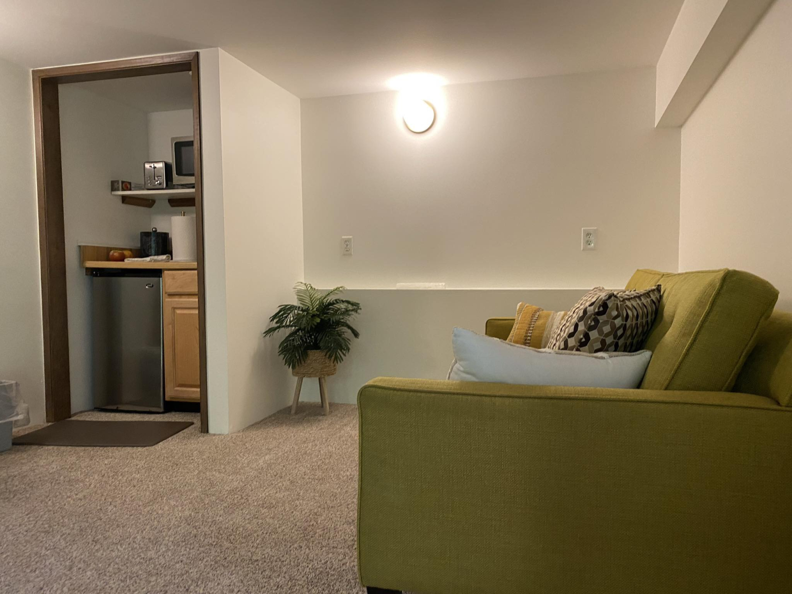 Grotto apartment Living room/kitchenette