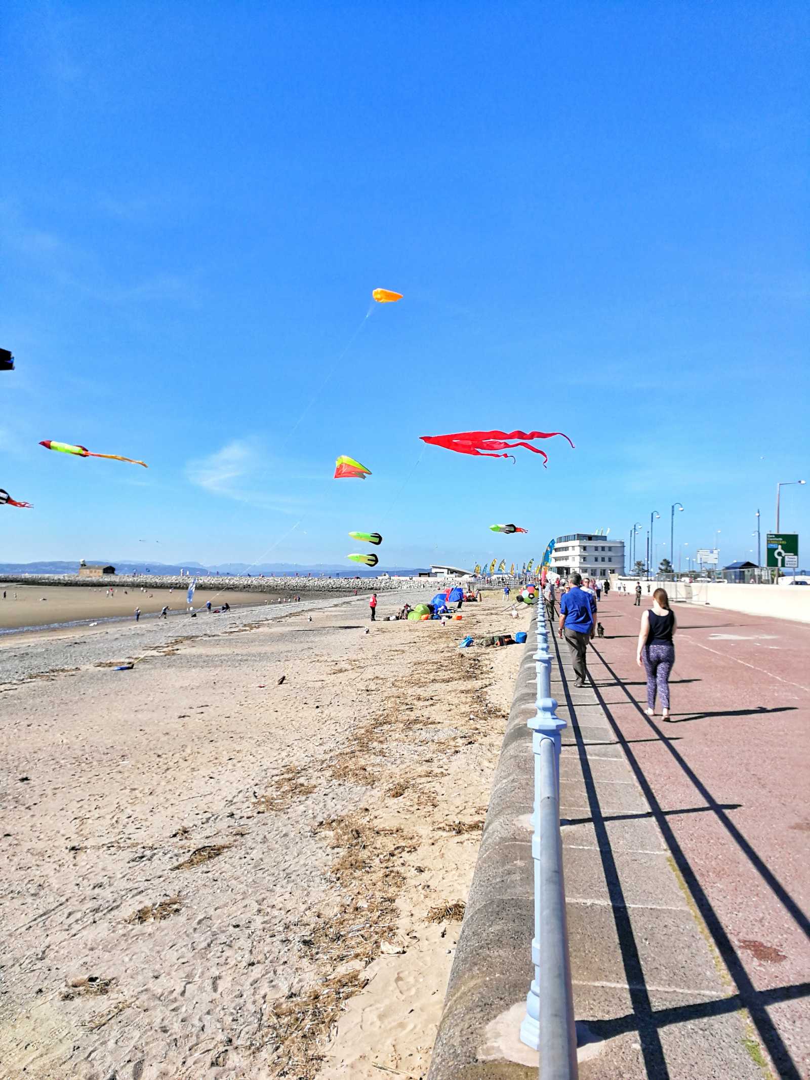 Morecambe - our neighbouring town - hosts an annual kite festival