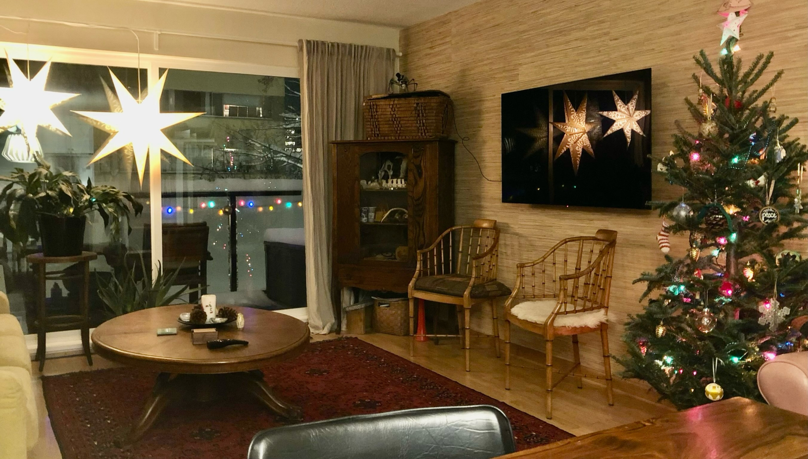 Sala de estar en Navidad. 8-)