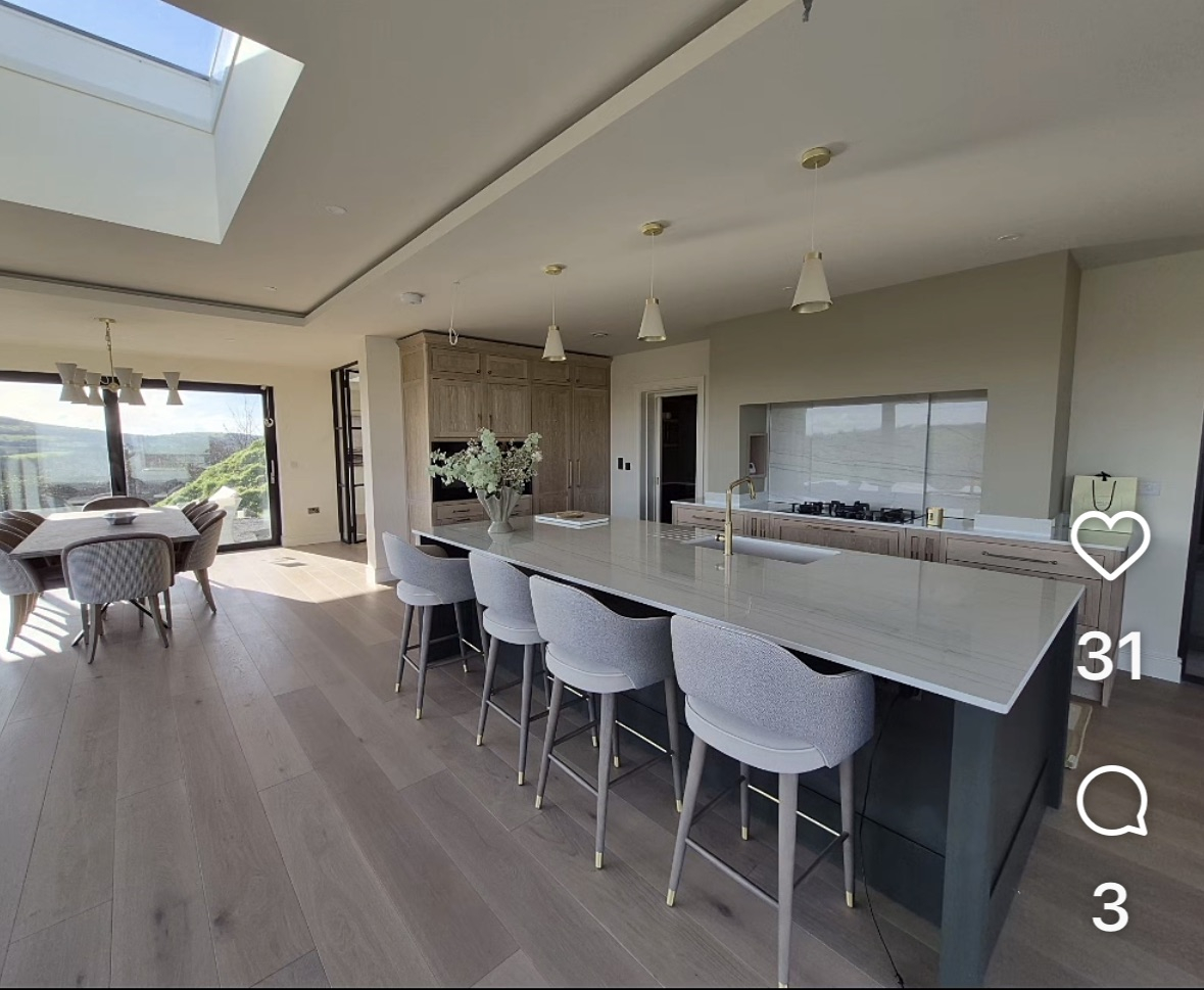 Casa de vacaciones irlandesa recién construida en el hermoso condado de Leitrim