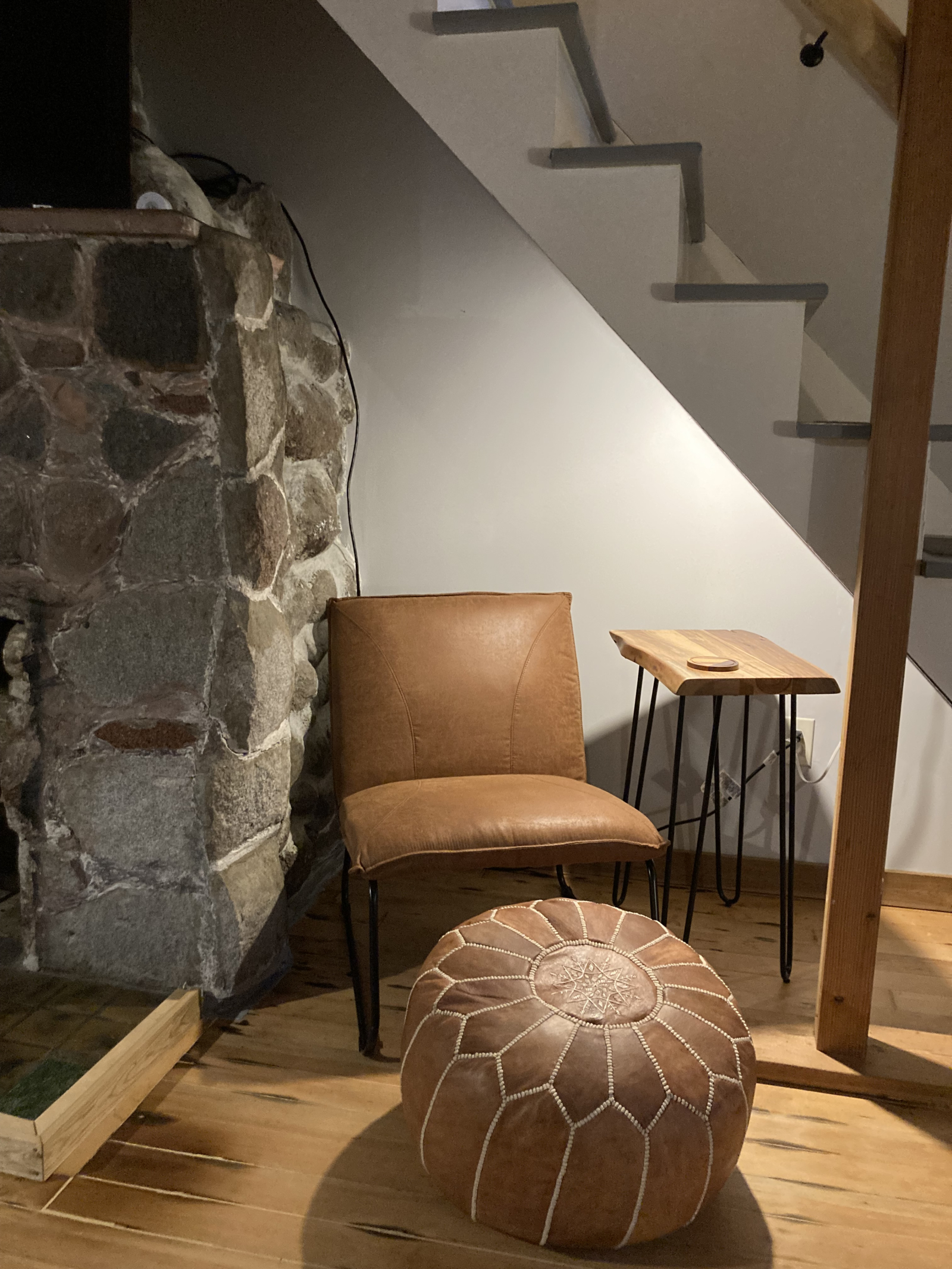 Cozy reading nook