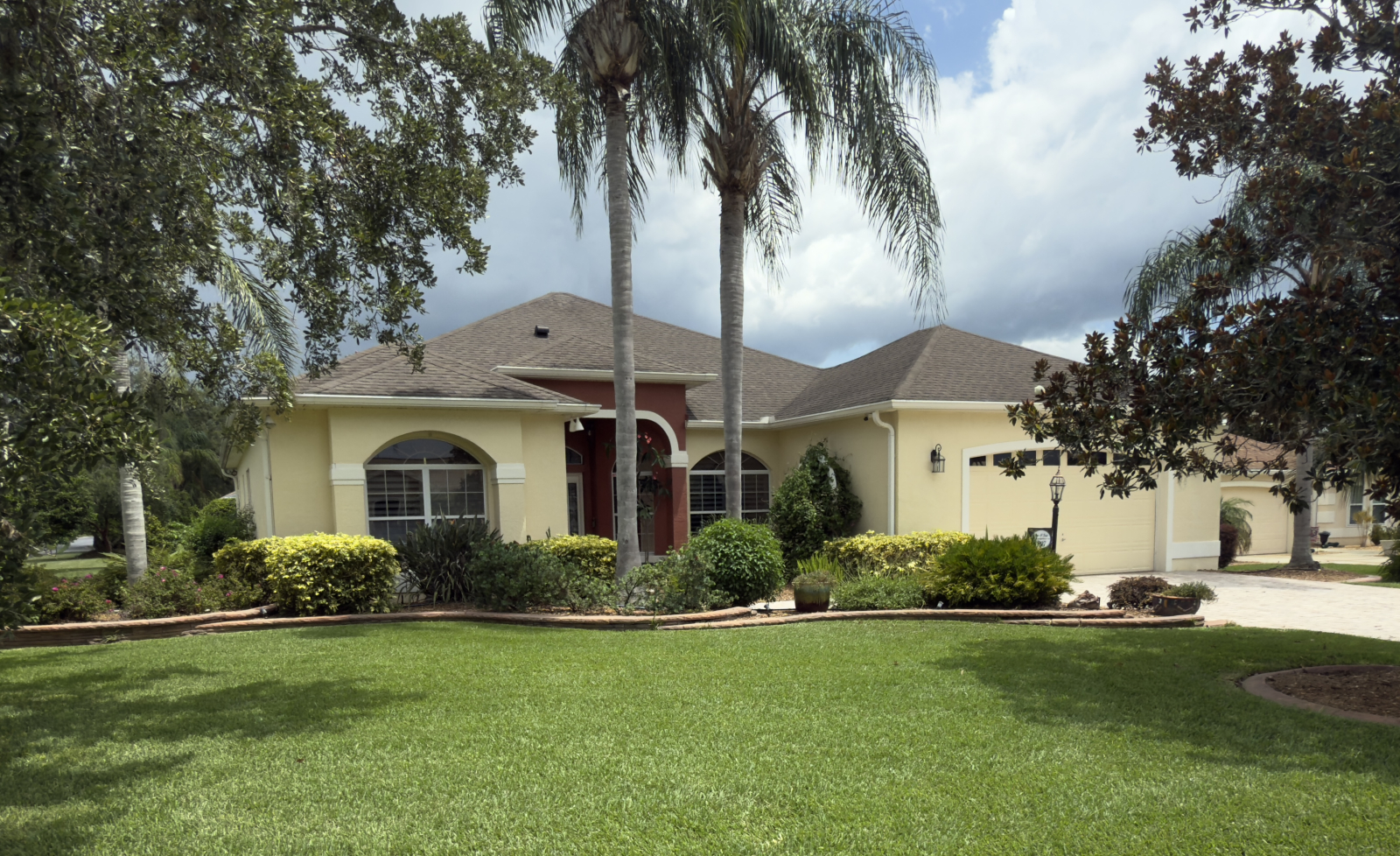 Front elevation of home