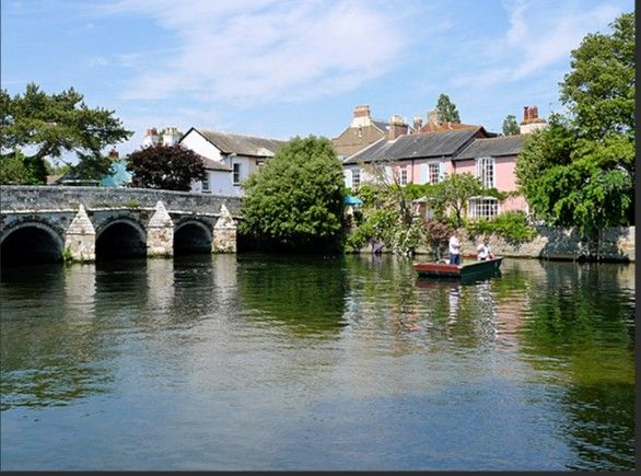 Nearby Christchurch river