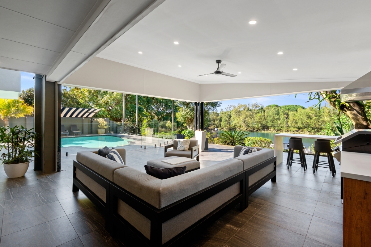 Wohnen am Wasser. Gold Coast Australien