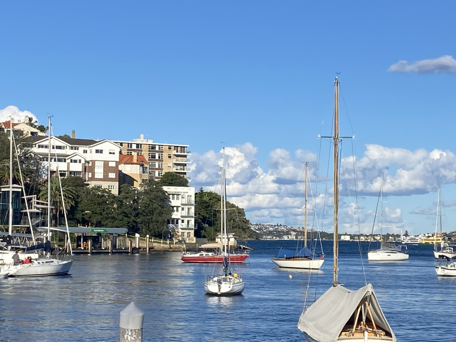 Mosman Bay, part of Sydney Harbour - a ferry ride from Circular Quay or a bus ride from North Sydney.