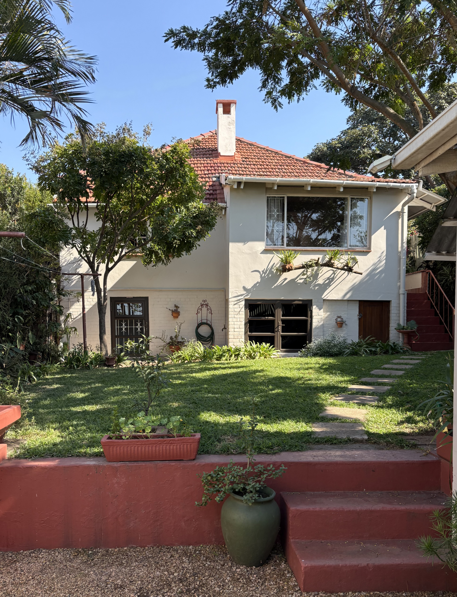 Entrance from the park