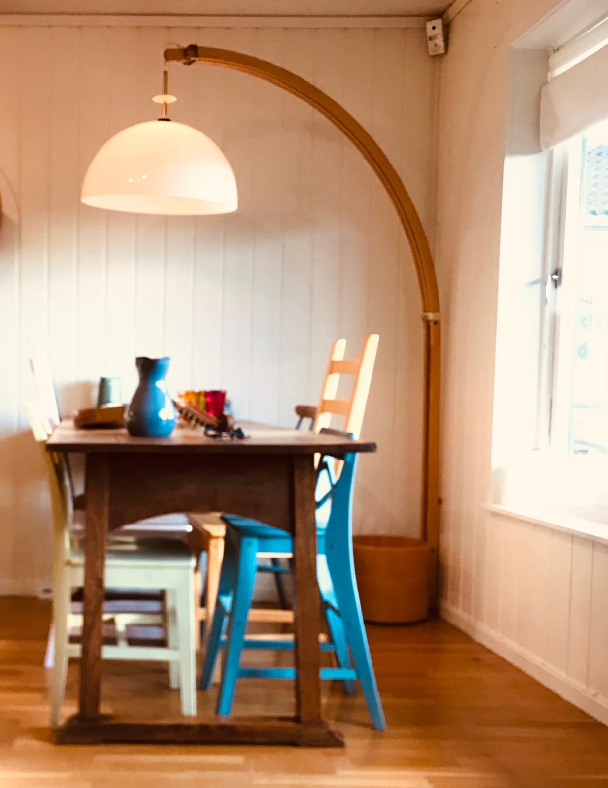 Upstairs dining table