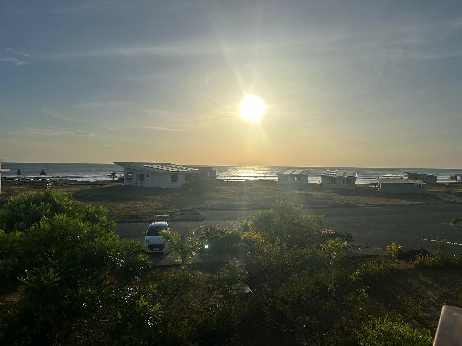 Puesta de sol desde la cubierta