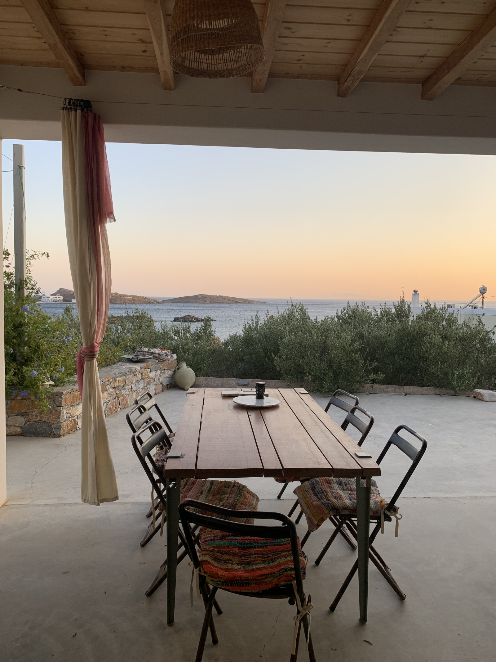 Sala de estar com terraço