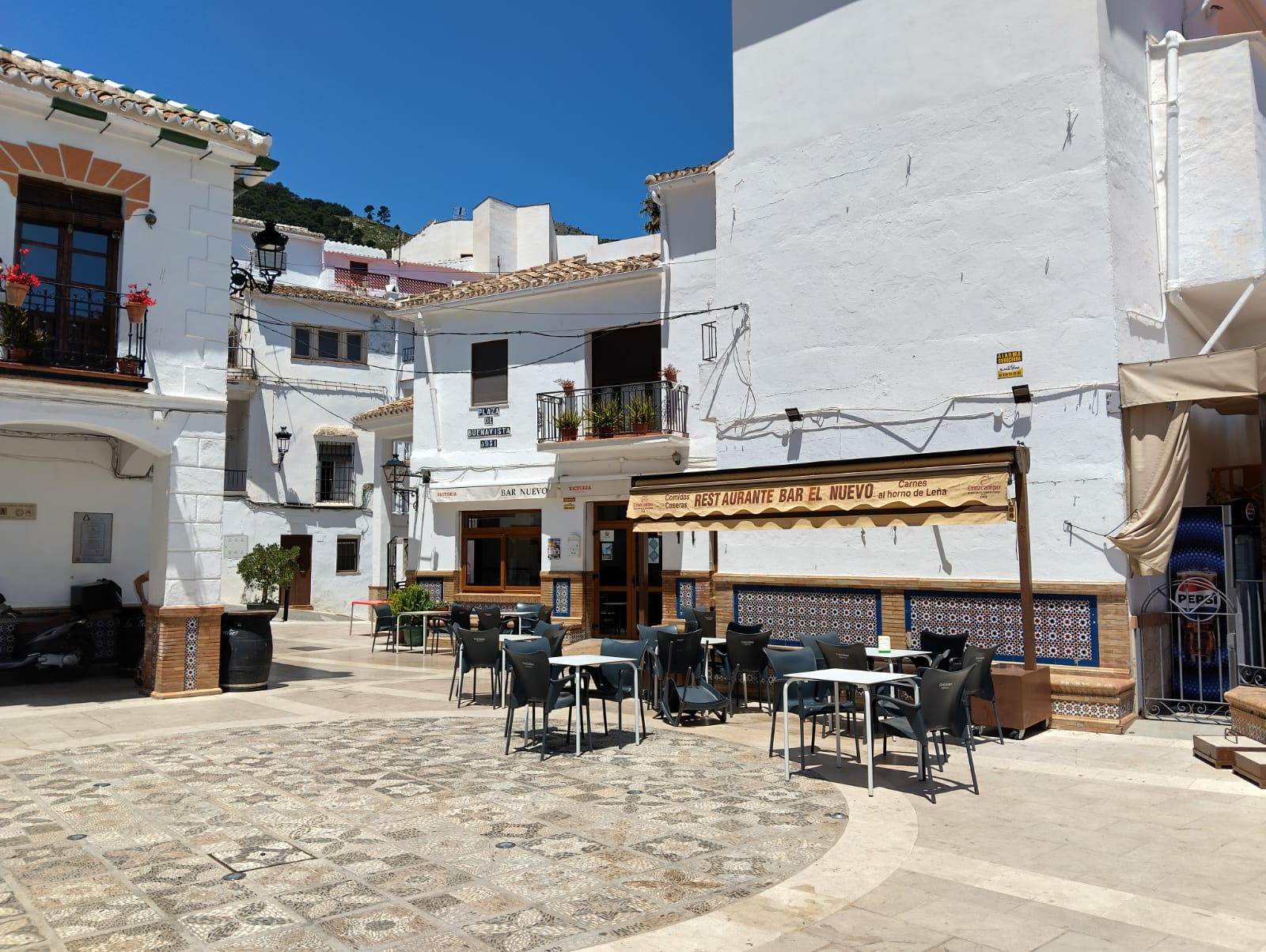 Our favourite restaurant in Casarabonela, with stunning views and authentic and very reasonably priced Andalusian food.
