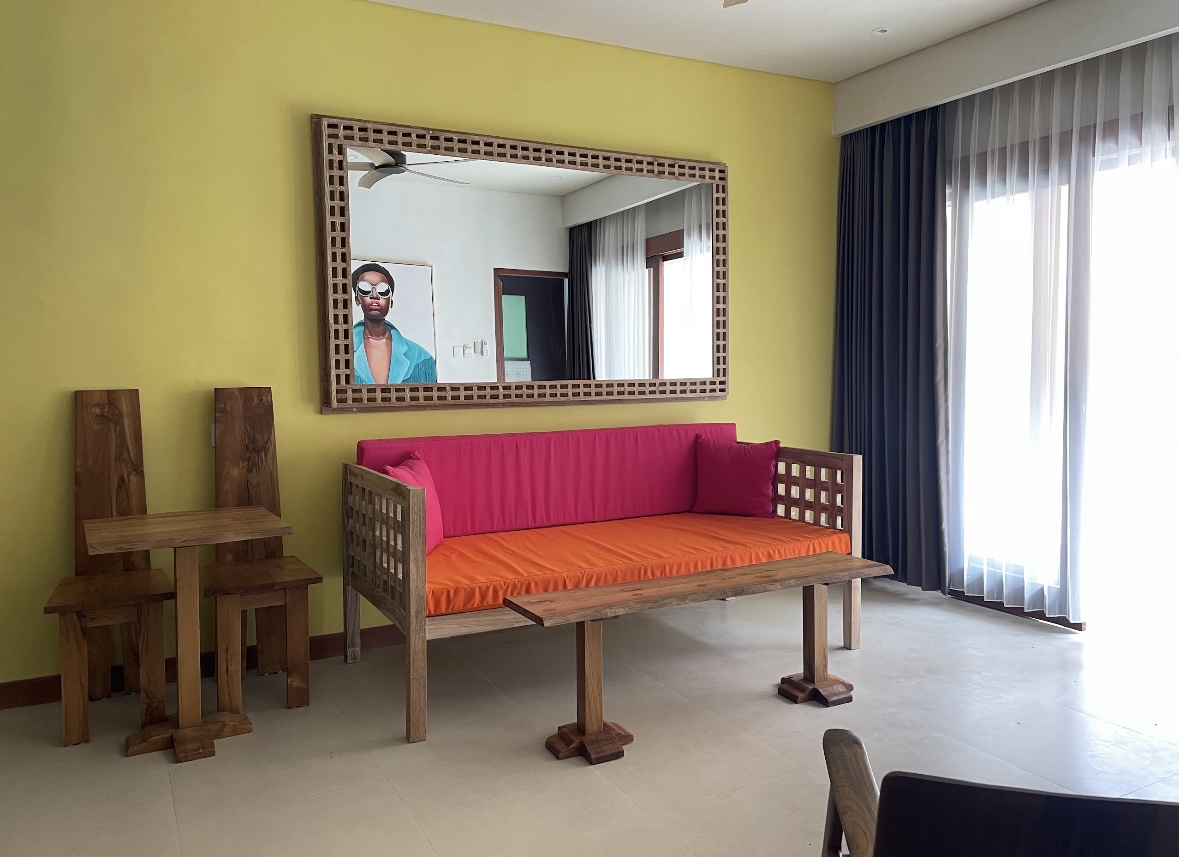 Apartamento 'Bali Ananda' - nossa sala de estar e cozinha