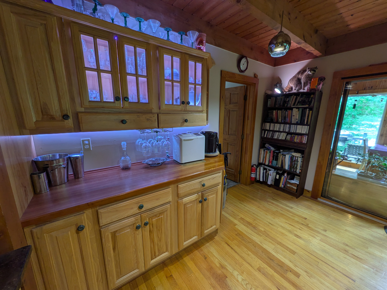 Soggiorno. Sì, una macchina per il pane!