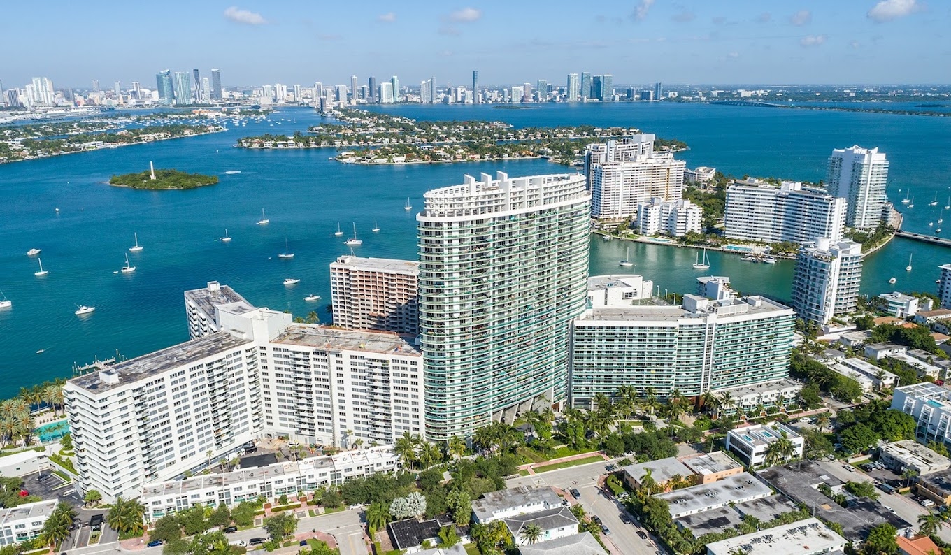 Sunny Artist’s Home in South Beach · Sunrise Balcony & Waterfront Pools