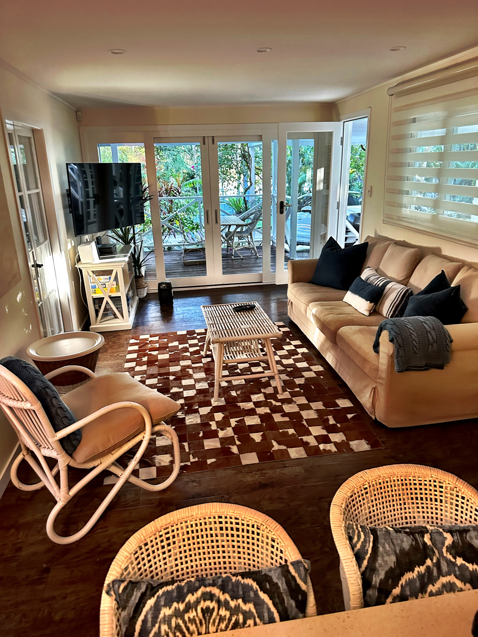 Downstairs lounge room