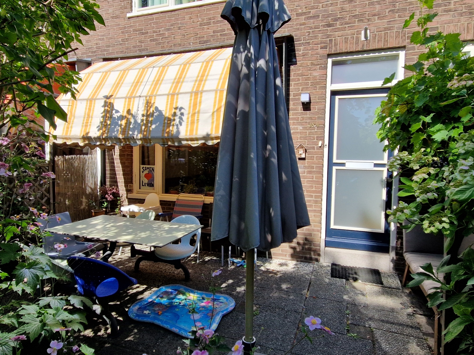 A house with a garden in Dordrecht - the oldest city of Holland. And the Biesbosch, the National Park.
