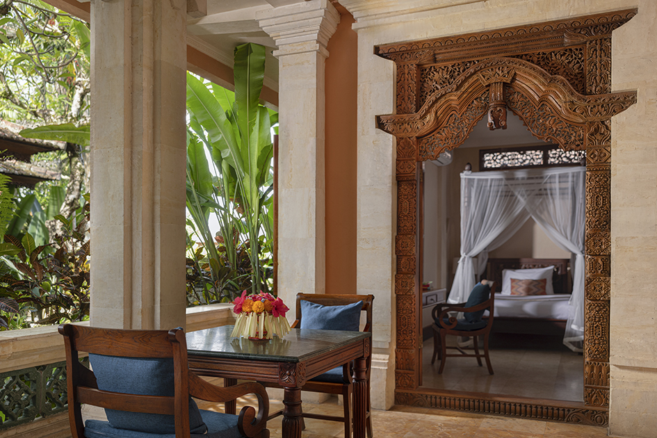 Pensión boutique en el corazón de Ubud, con jardines exuberantes, piscina, spa y acceso a todo.