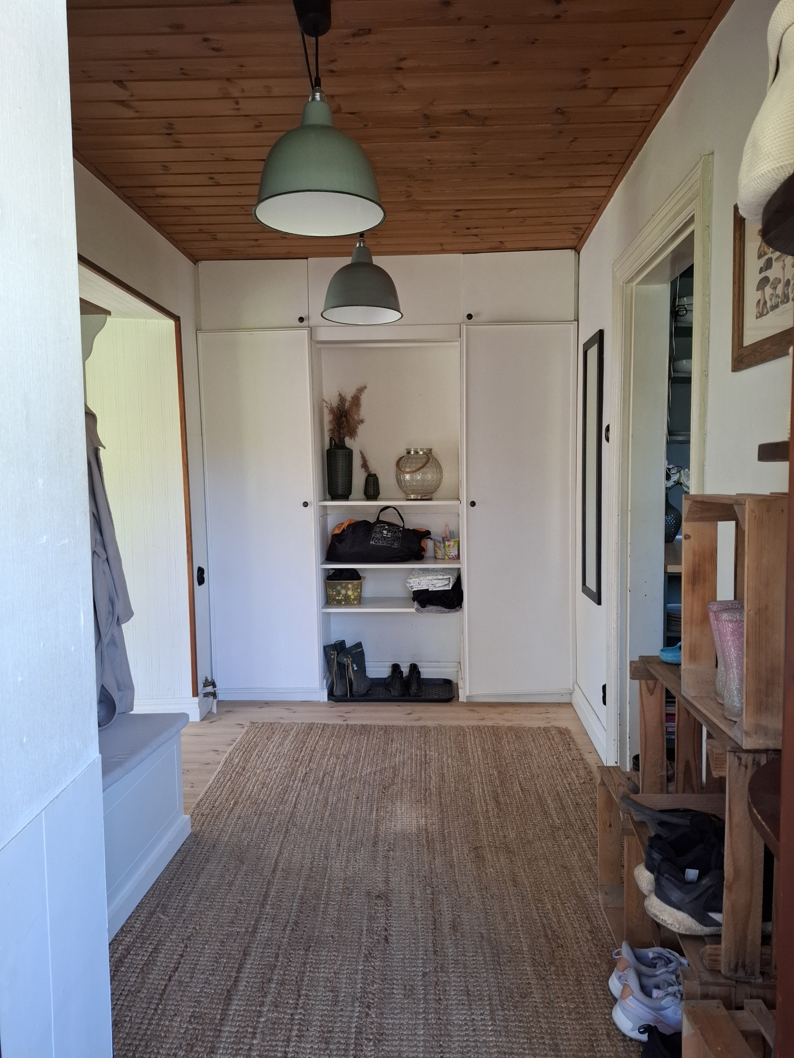 Karakteristiek huis in het Zweedse bos