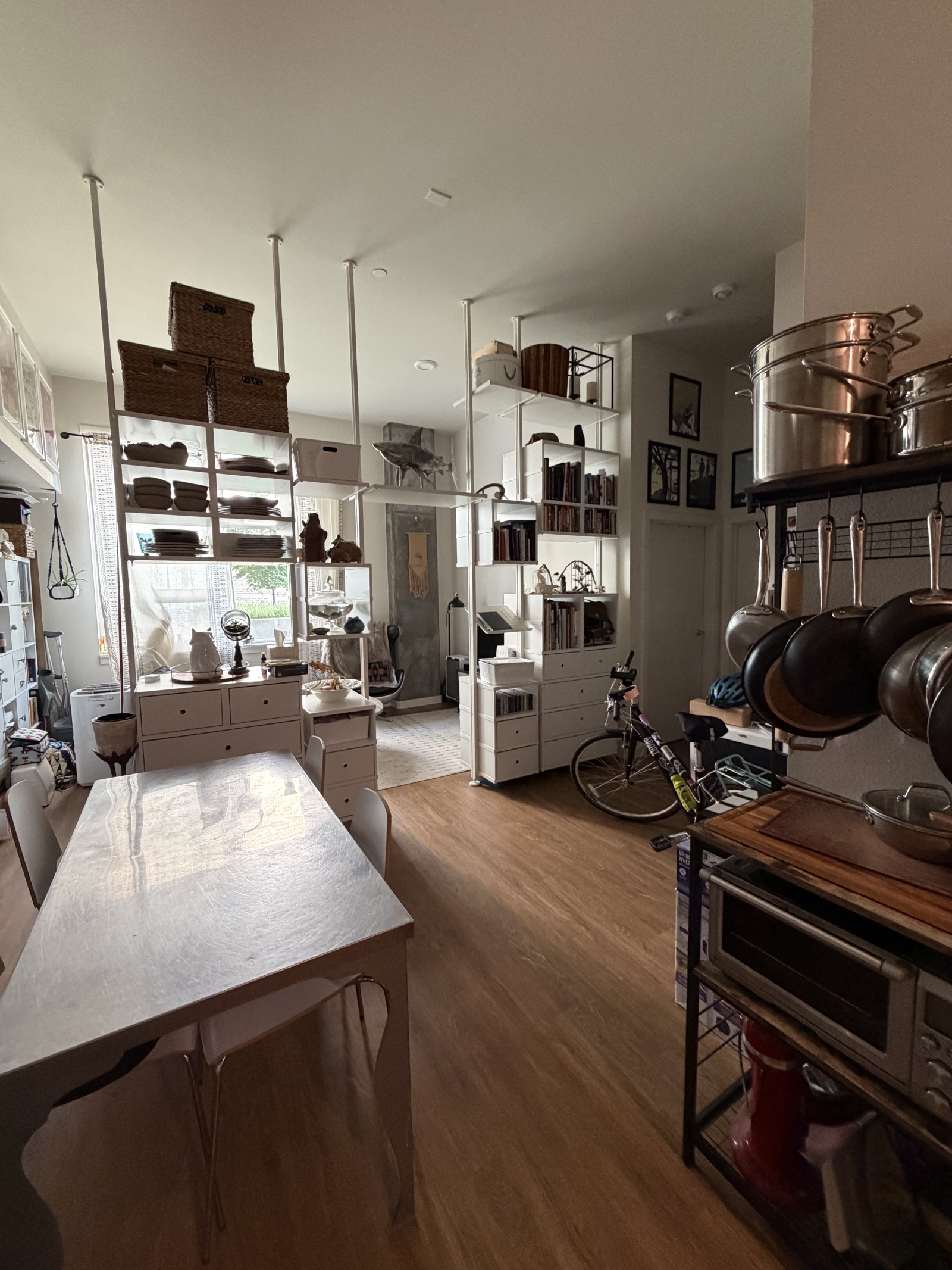 Kitchen and living room