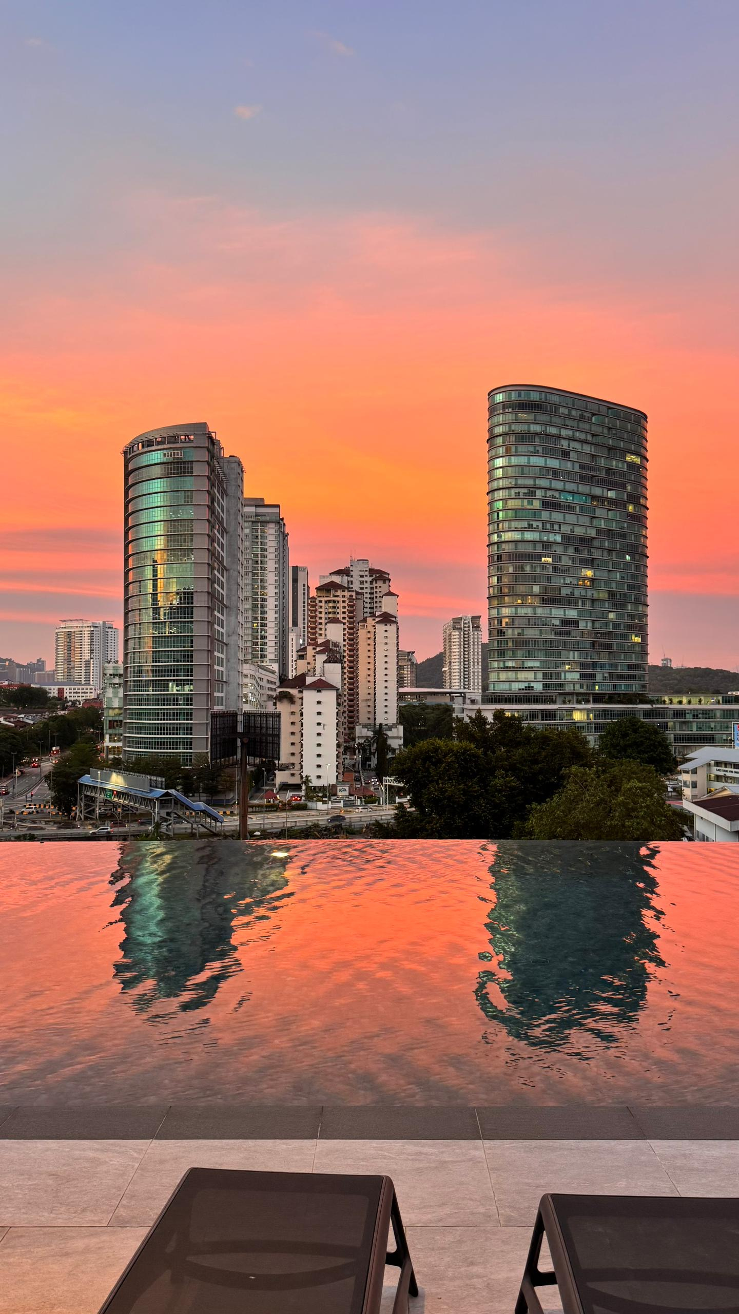 Déplacé de Penang à Kuala Lumpur. Vue sur la ville Niveau 31