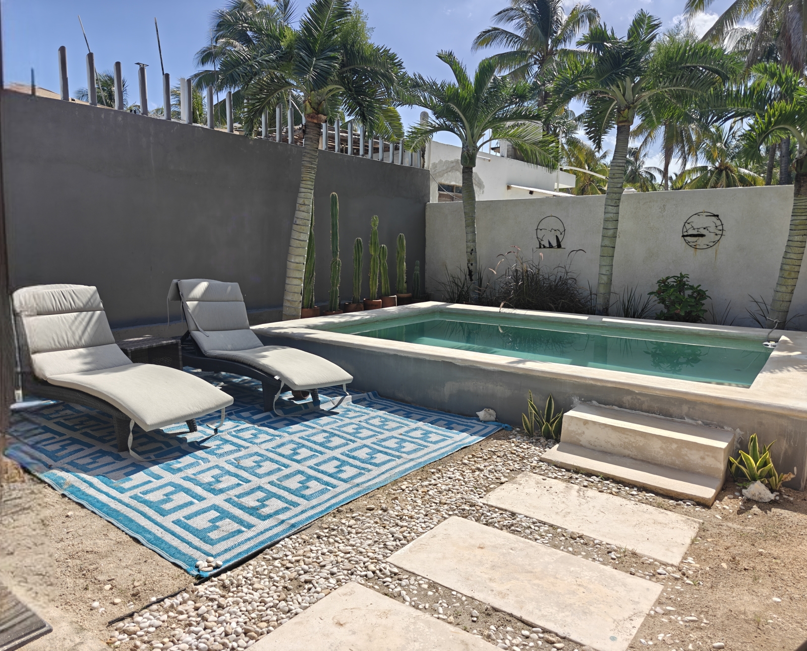 Mooi strandhuis in Yucatan, op steenworp afstand van het strand. Vrede en rust, Cenotes, Merida