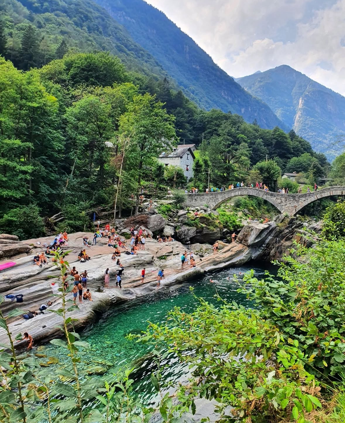 Valle Verzasca, a must-visit-spot. Reachable by car or bus
https://www.ascona-locarno.com/en/explor ...