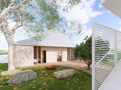 Late 2026 construction - Casa Piccolo guest house / own entrance / in rear of our property under the ...