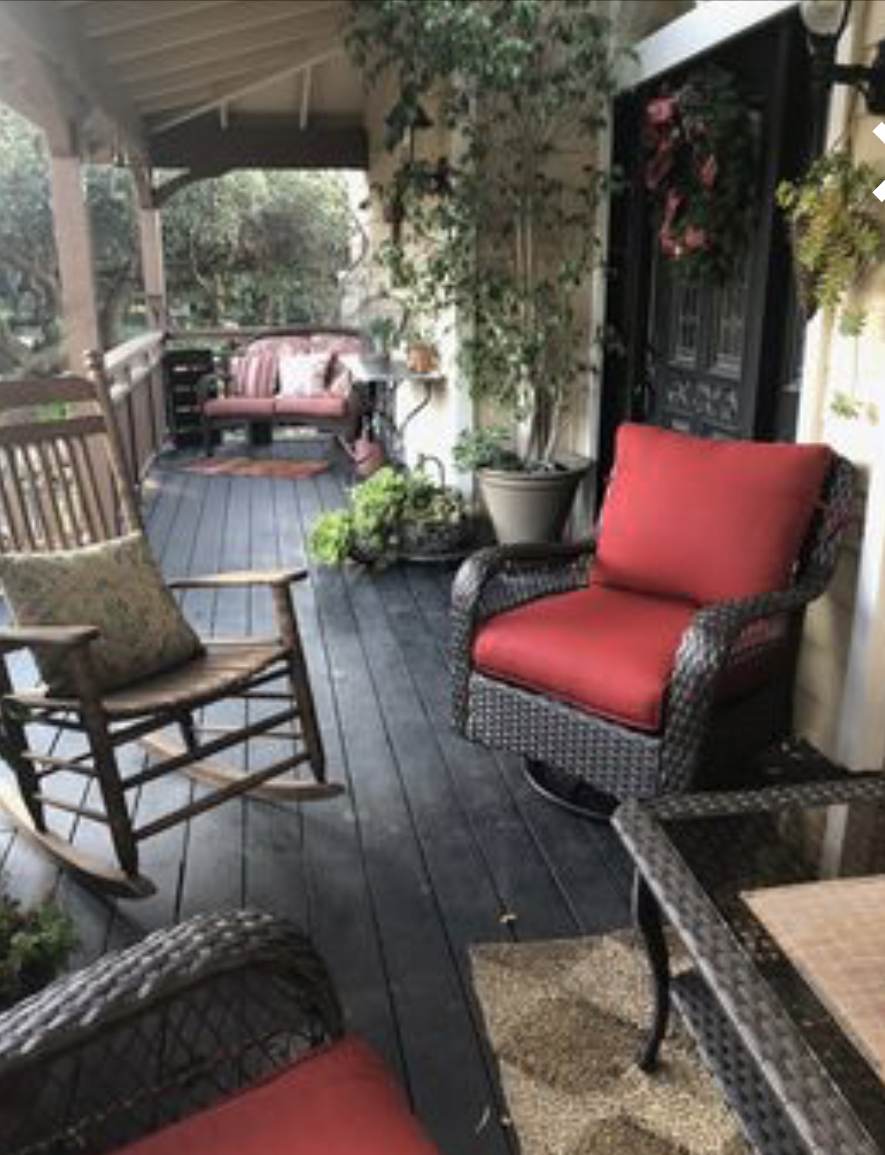 Front porch ...enjoy your morning coffee out here :)