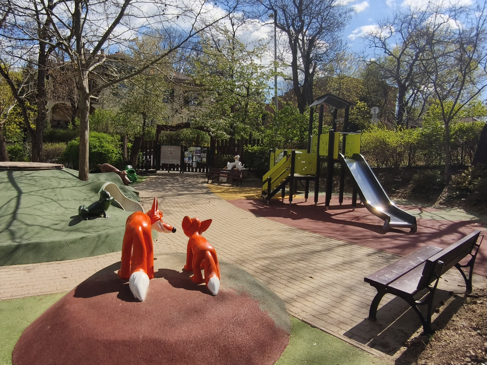 L’aire de jeux Vuk près du parc de la Citadelle