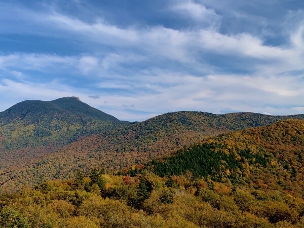 Our special local mountain, Camel's Hump, is accessible by a 5.5-mile hike from our door.