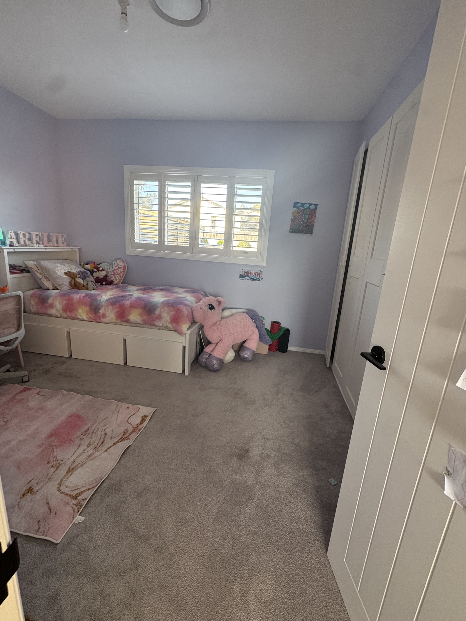 L’une des deux chambres simples