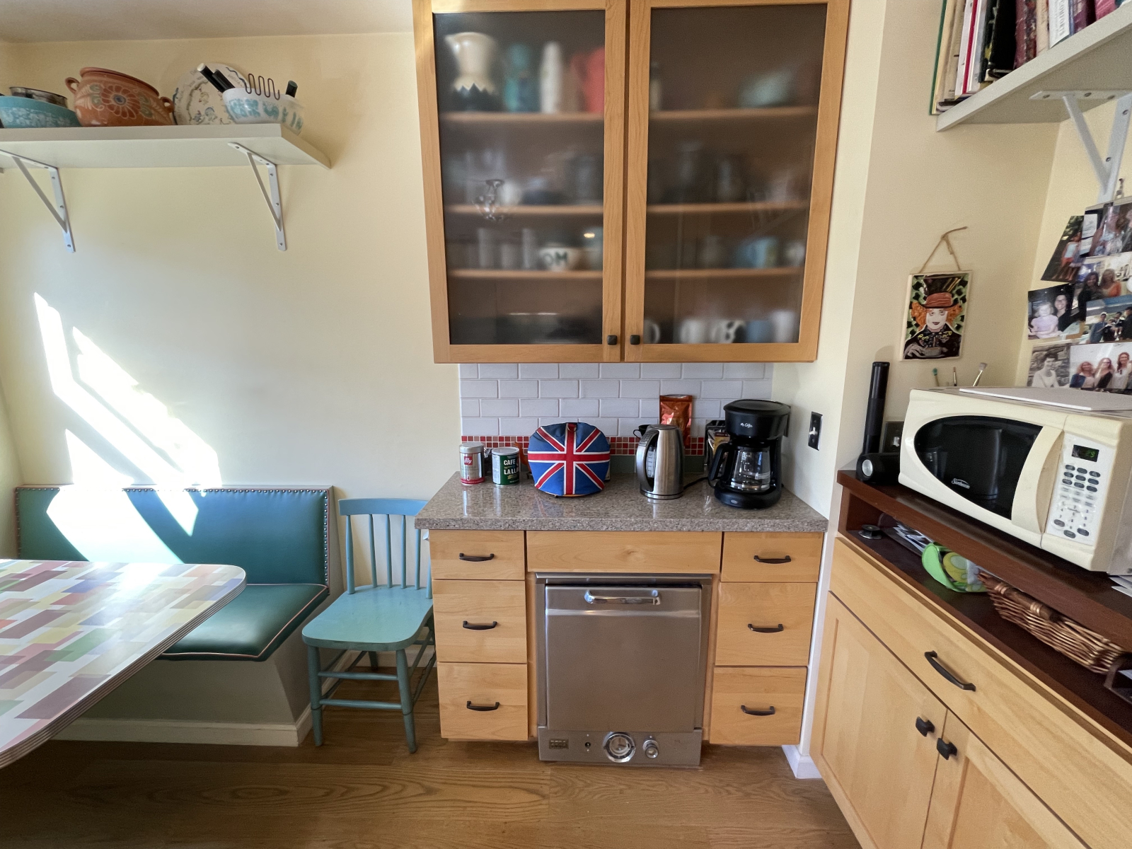 Estación de té / café en la cocina