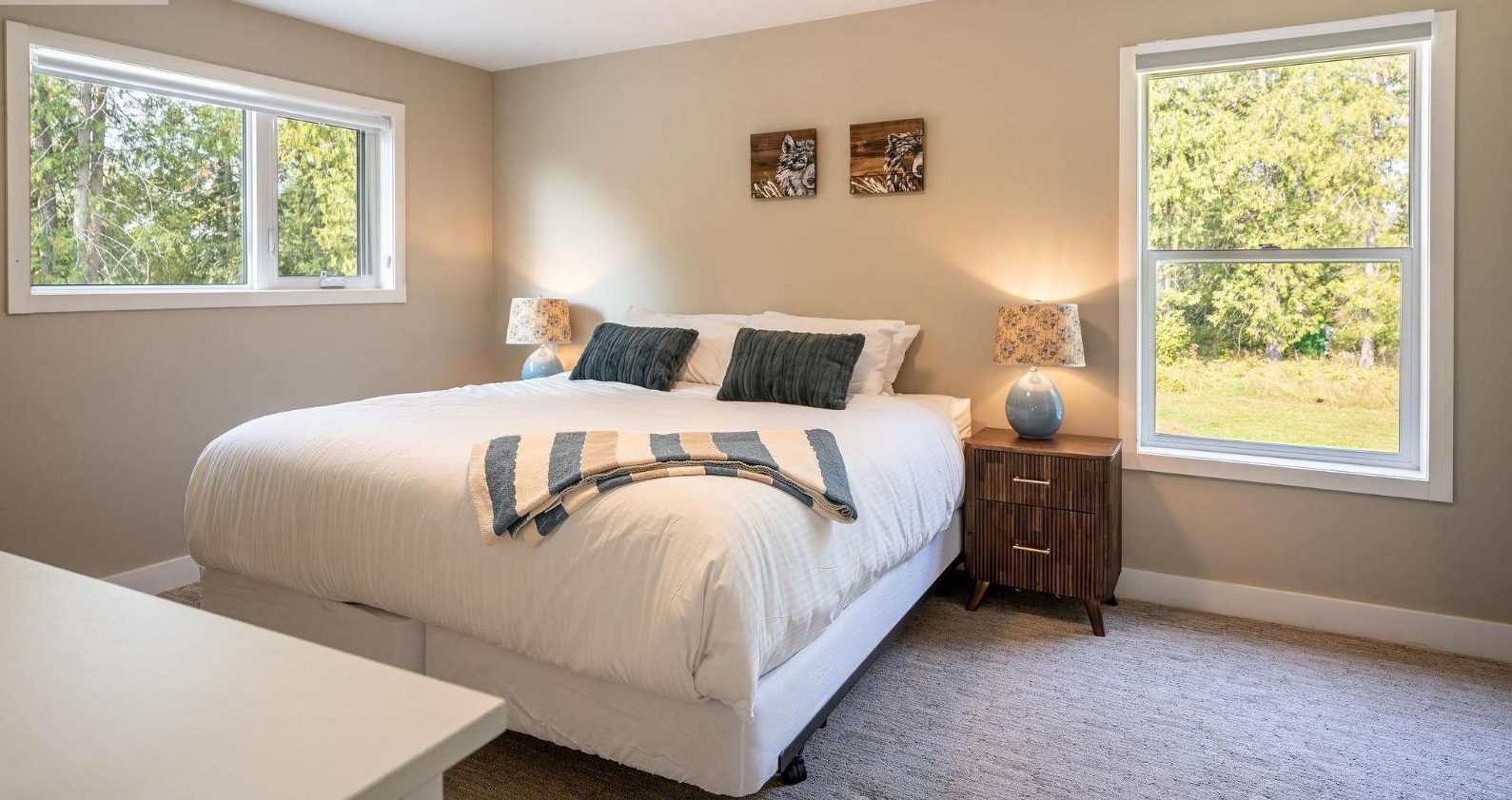 Bedroom #2 - king bed.