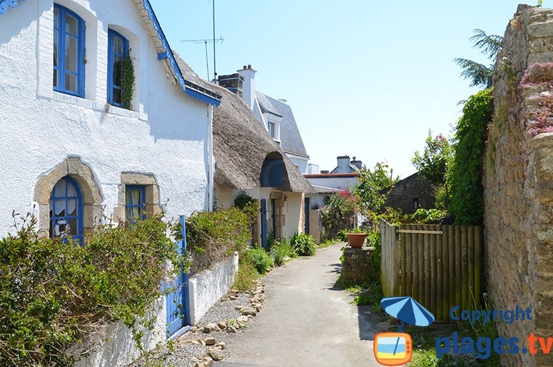 Pereguern - vista para o mar em uma ilha em Morbihan