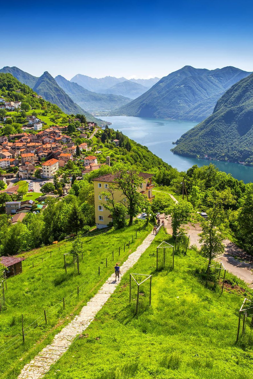 The view on your way to Monte Brè