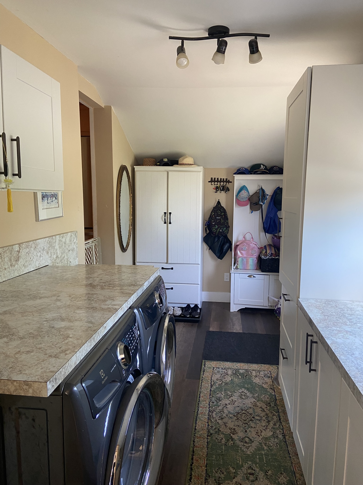 Laundry and entrance off master bedroom