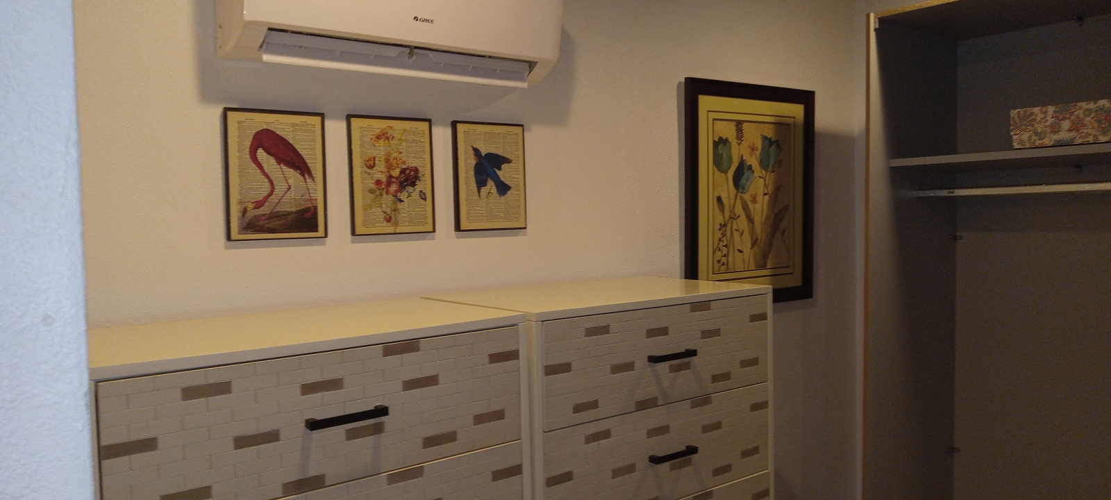 Inloopkast voor masterbedroom.