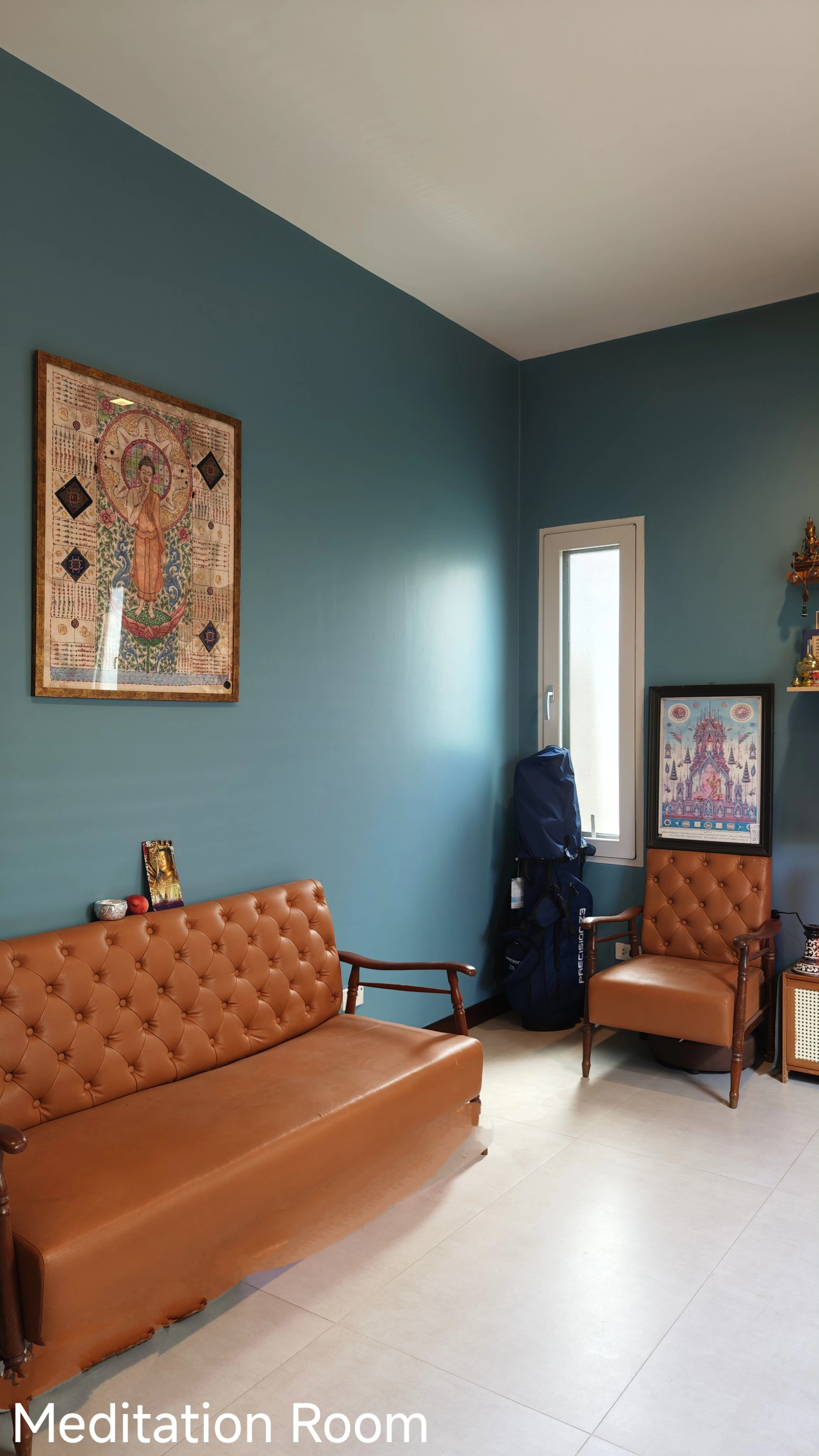 1st Floor, I use it for Maditation and some desk work