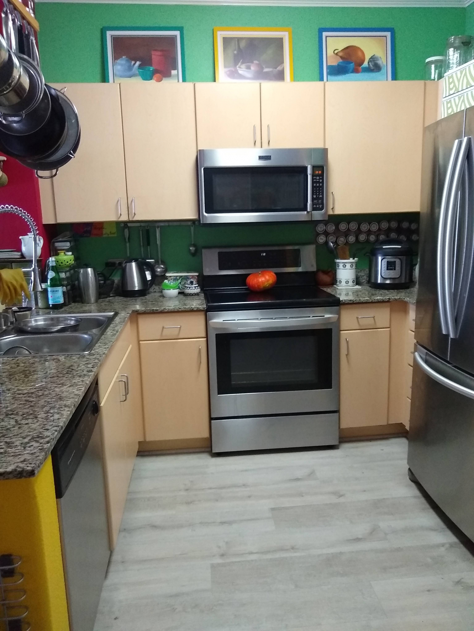 É a cozinha de um cozinheiro