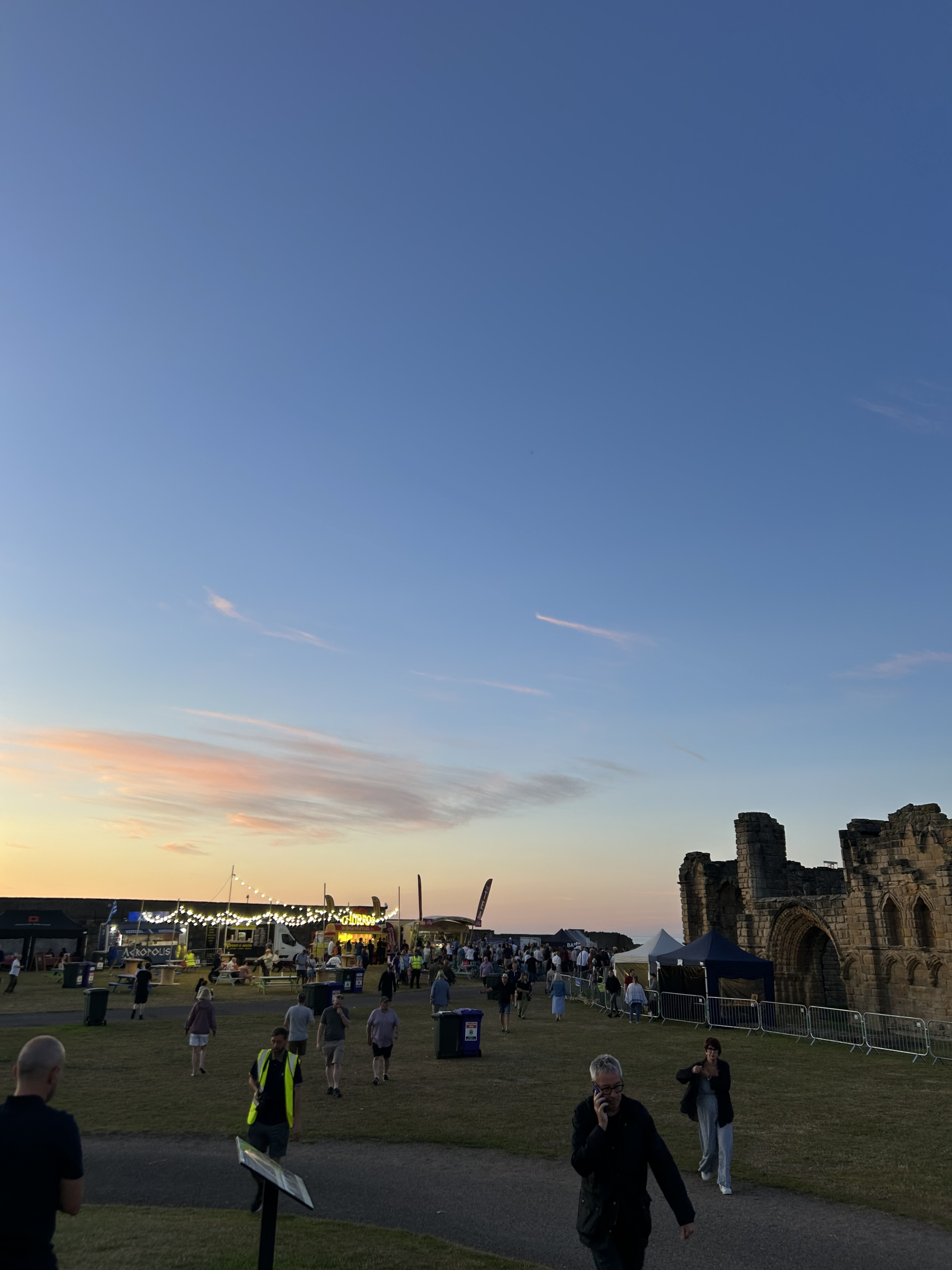 Mouth of Tyne festival within the grounds of the Priory, Tynemouth
