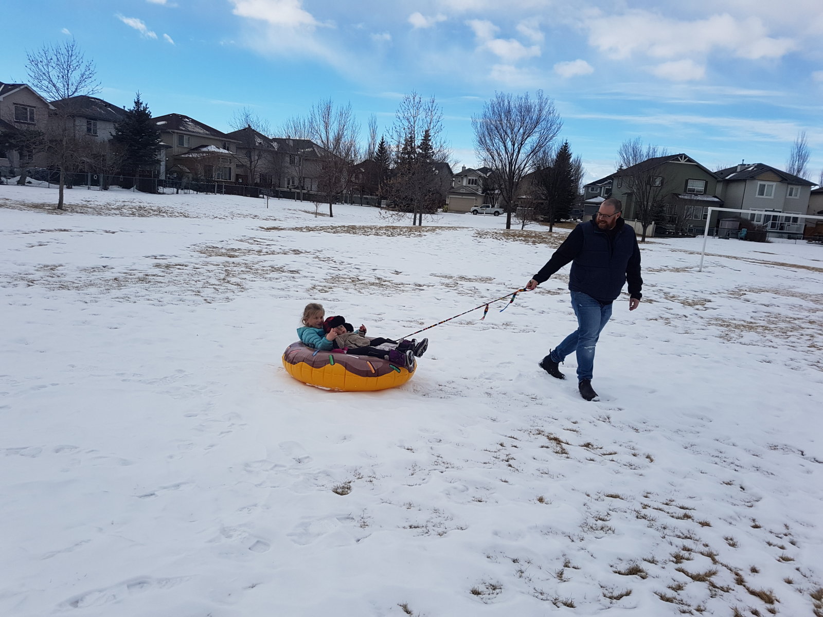 Winter in the park directly behind our house.