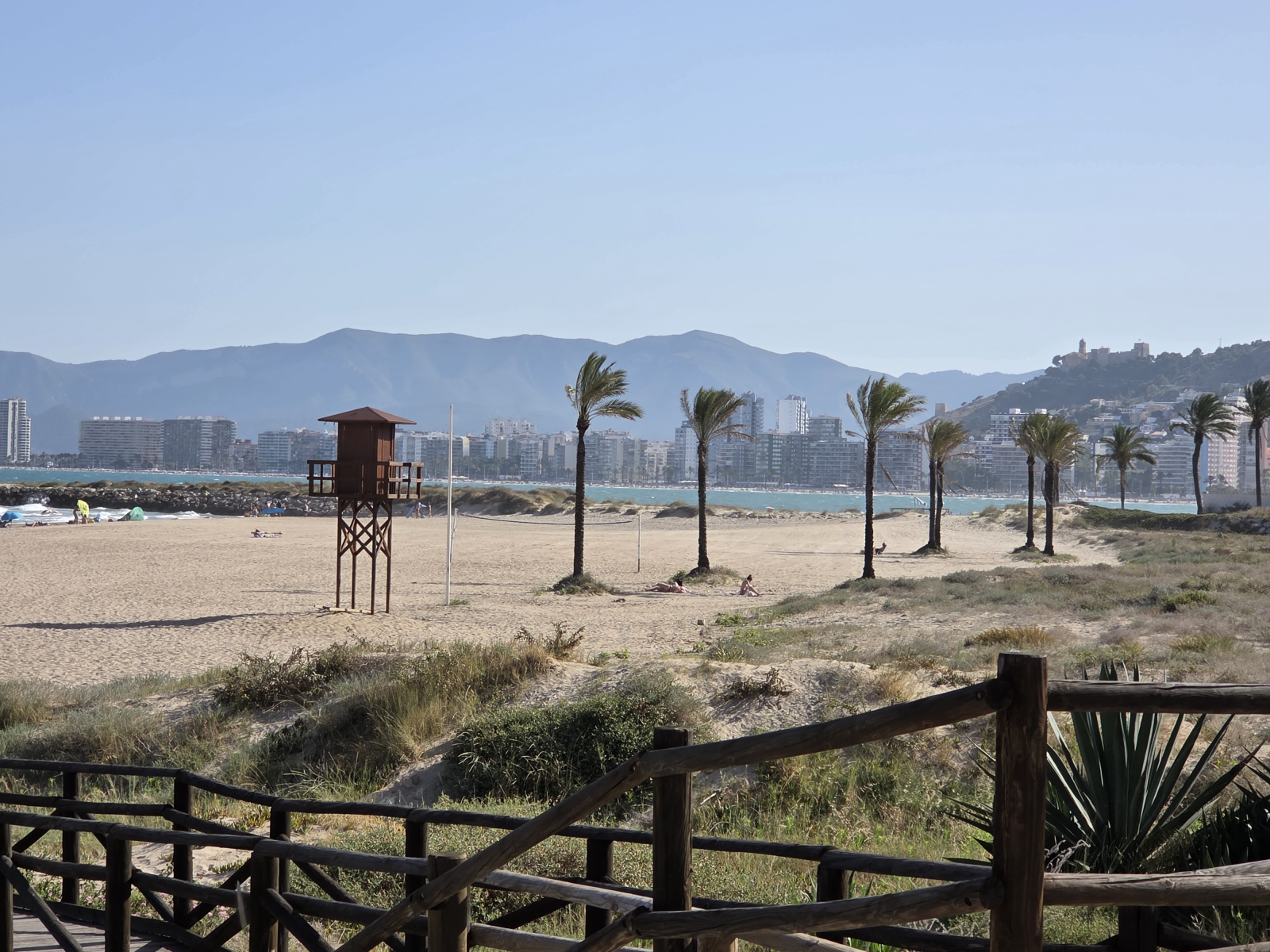 Vista de la playa de Cullera
