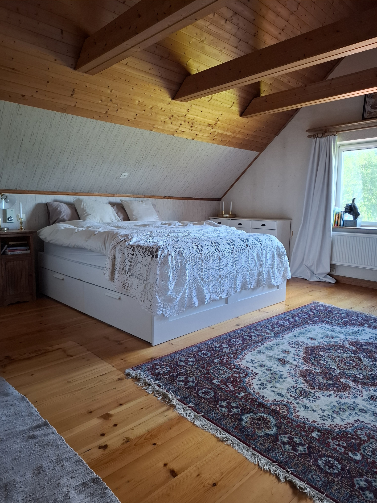 Karakteristiek huis in het Zweedse bos